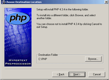 nstall PHP nstall PHP
