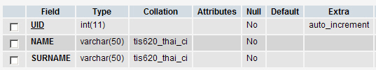 PHP MySQL (Thai)