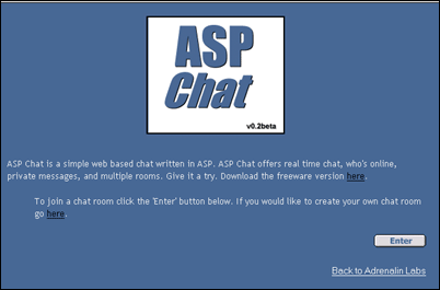 ASP Chat Room