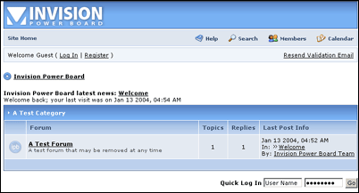 PHP invboard Forum