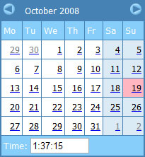 Javascript Calendar Date Picker