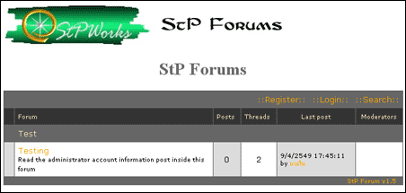 ASP StP Forum (ASP)
