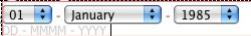 drop down menu drop down menu
