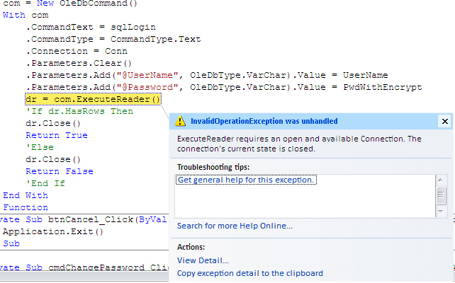 file vb error