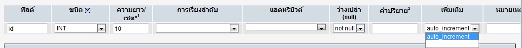 auto_increment auto_increment
