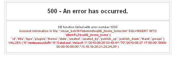 error
