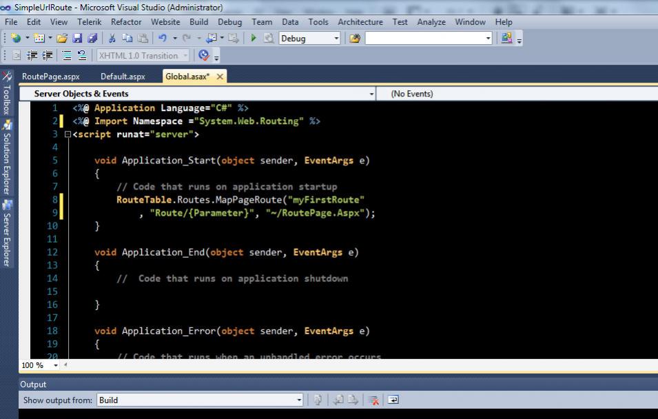 ASP.NET 4.0 URL ROUNTING - 05 ASP.NET 4.0 URL ROUNTING - 05