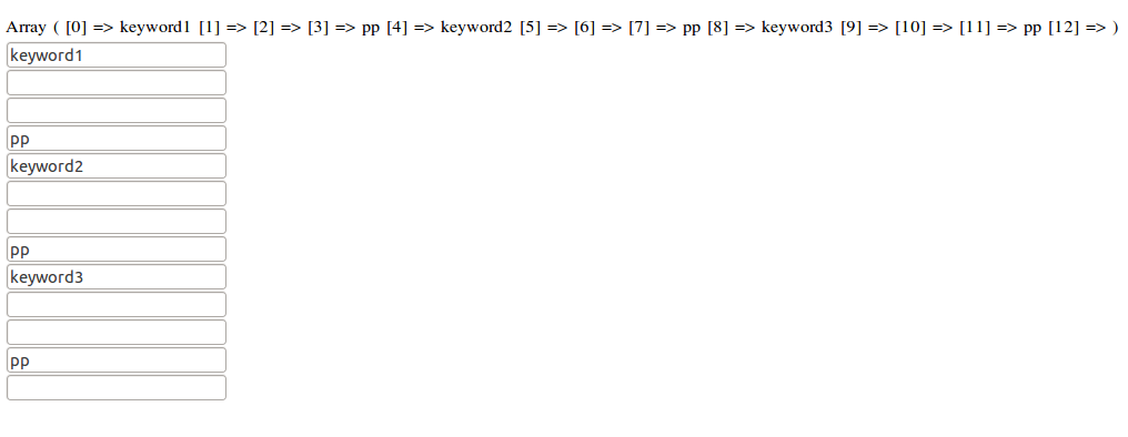 ใช้ explode แยกคำเป็น array แต่ตอนนำมาเรียกใช้ทำไมแสดงค่าไม่เหมือนกัน