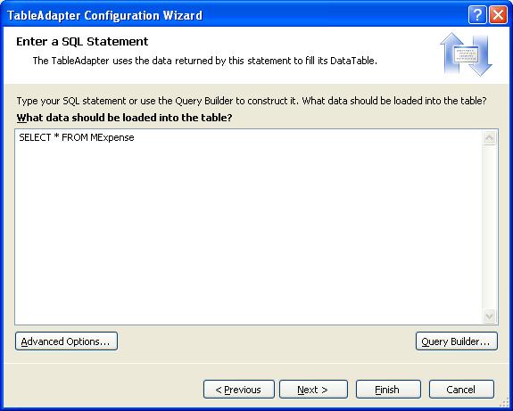 T01-10 Create MExpenseTableAdapter T01-10 Create MExpenseTableAdapter