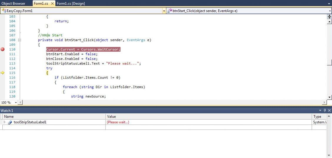 Debug Error Debug Error