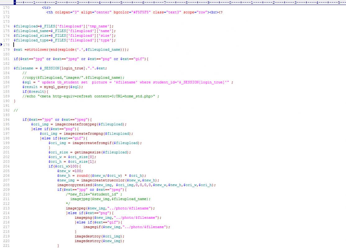 code ที่มัปํญหา