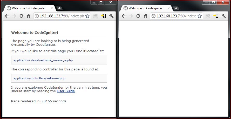 CodeIgniter error 2