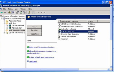 Asp + Windows 2003 Server