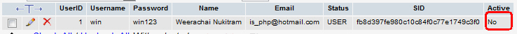 PHP Register and Email Activation