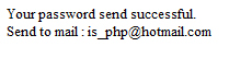 PHP Forgot Password PHP Forgot Password