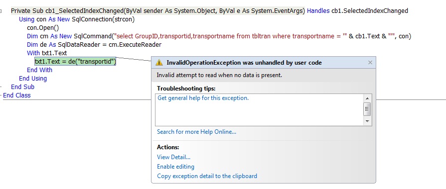 error