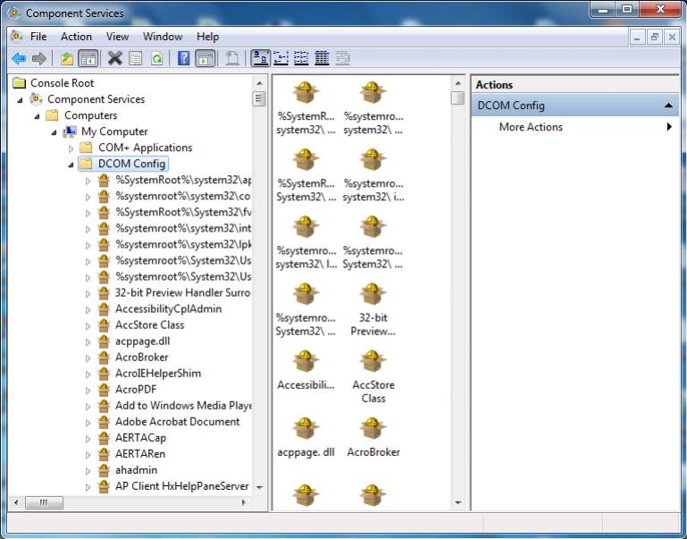 Windows 7 and Component Services