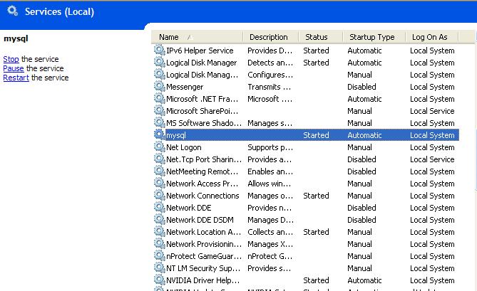 mysql error mysql error