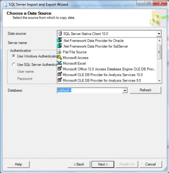Access to SQL Server
