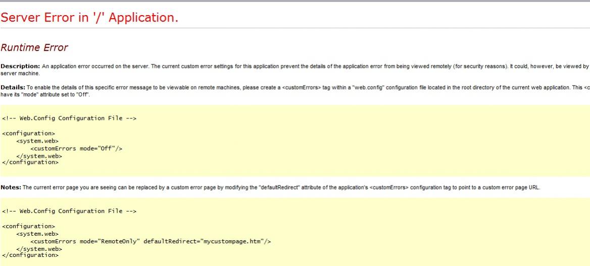 error