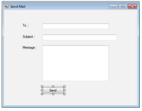 Windows Form Send Mail System.Net.Mail