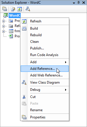 C# Office Word 2007 + Windows 7 C# Office Word 2007 + Windows 7