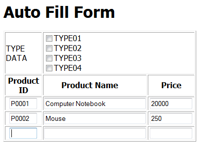 AutoFill AutoFill