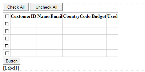 ASP.NET GridView jQuery and Checkbox Select All ASP.NET GridView jQuery and Checkbox Select All