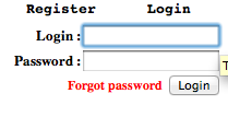 เวลากดที่ id ส่วนของ login จะโชว์ส่วนด้านล่างดังรูปนี้ เวลากดที่ id ส่วนของ login จะโชว์ส่วนด้านล่างดังรูปนี้
