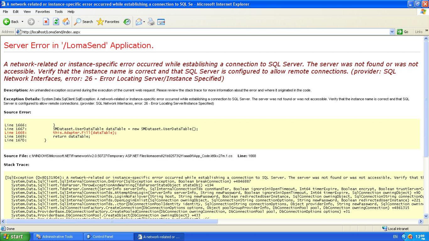 error