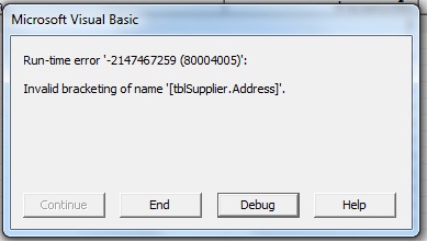 error