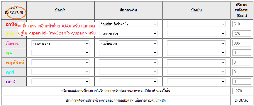 หน้าจอแสดงผลครับ