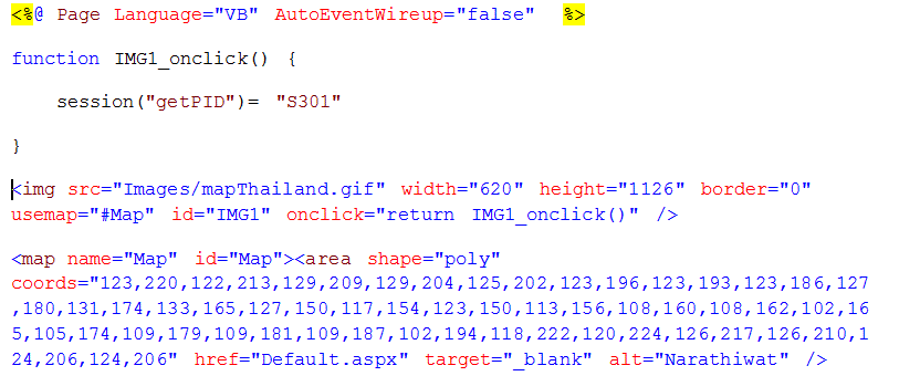 ตัวอย่างCode