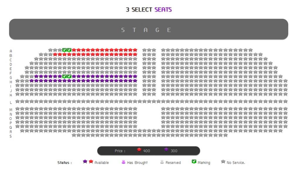 ส่วนของการ checked seat