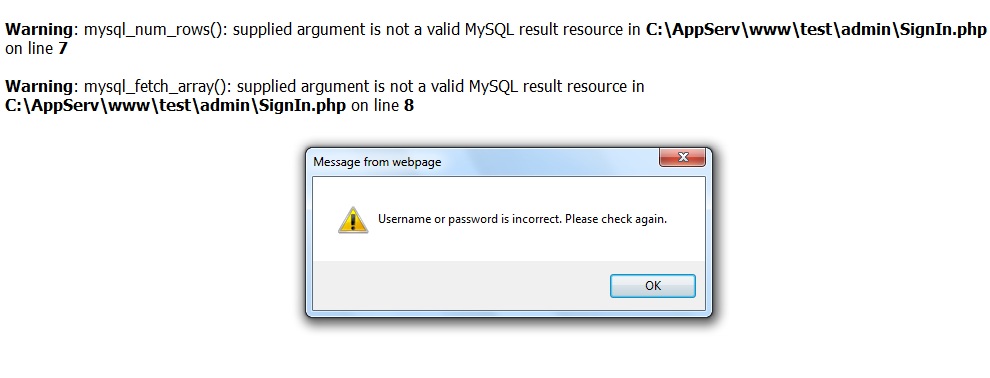 error