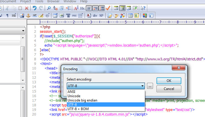 EditPlus UTF8 -2 EditPlus UTF8 -2