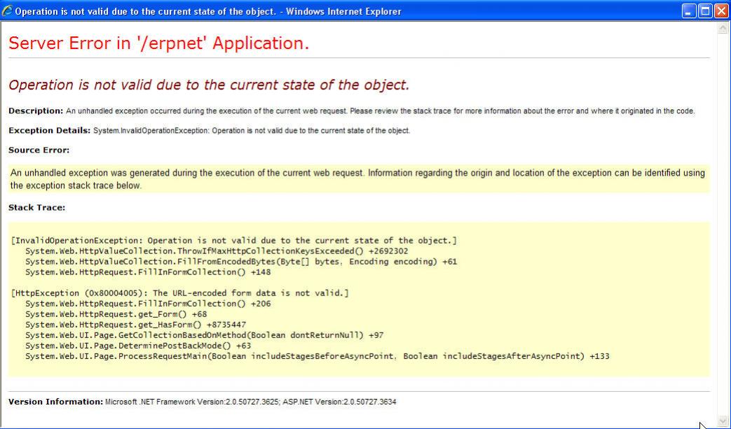 error