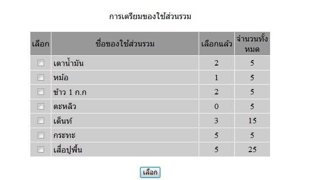 เช็คค่าว่าง