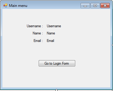 Form Login บน Windows Form Application