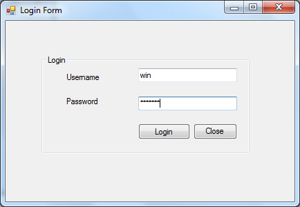 VB.NET C# Login Form (Windows App)