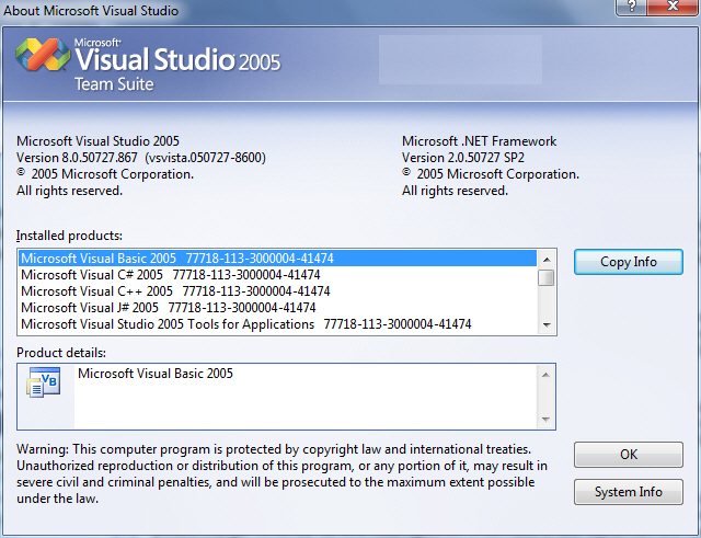 Visual Studio 2005