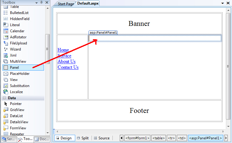 ASP.NET กับแนวคิดการออกแบบ WebPage การวาง Layout ของหน้าเว็บและการ ...