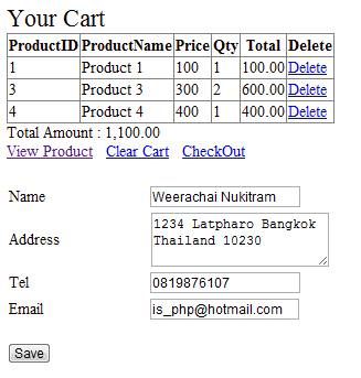 ASP.NET Shopping Cart ASP.NET Shopping Cart