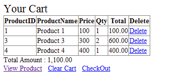ASP.NET Shopping Cart ASP.NET Shopping Cart