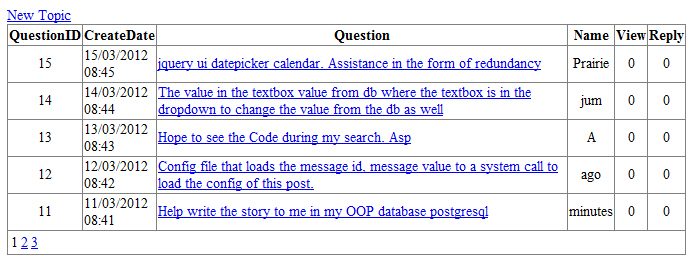 ASP.NET สร้าง WebBoard ASP.NET สร้าง WebBoard