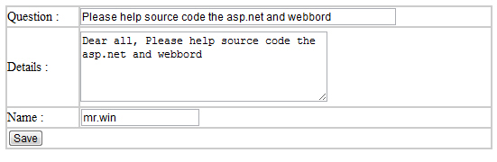 ASP.NET สร้าง WebBoard ASP.NET สร้าง WebBoard
