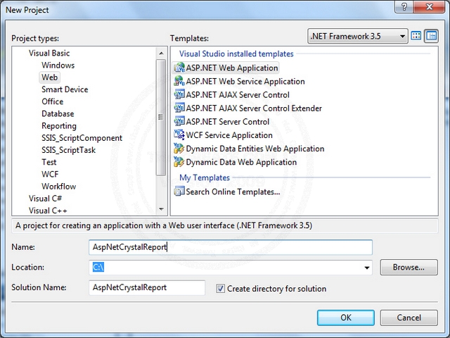 Crystal Report Web(ASP.NET)