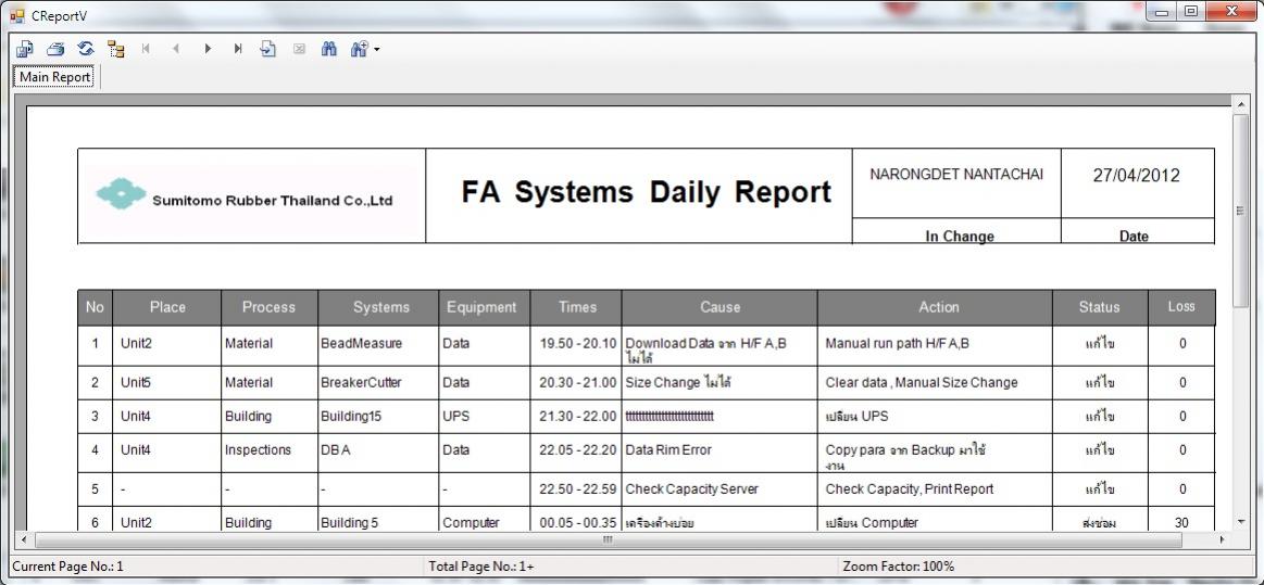CrystalReport