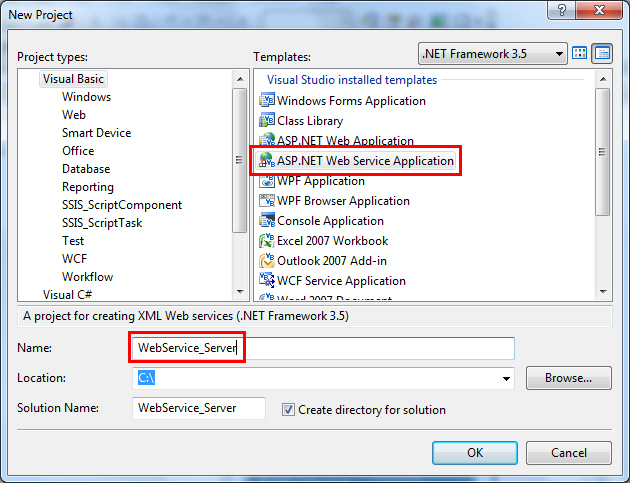 ASP.NET Web Service ASP.NET Web Service