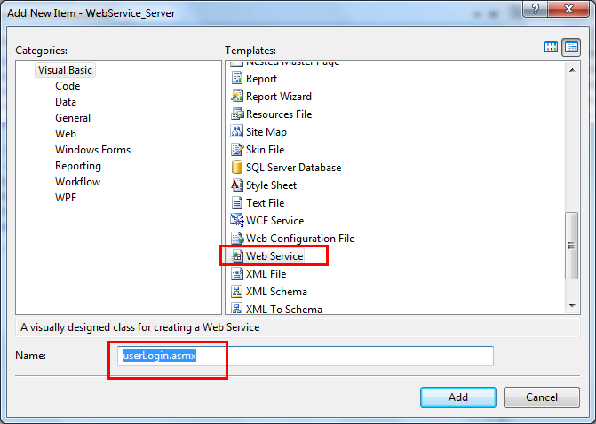 Web Service and Login Username Password Web Service and Login Username Password